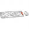Mouse Logitech POP Icon Combo Bluetooth QWERTZ Swiss Orange White