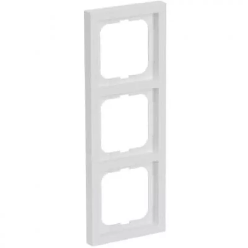 Wall plate / switch cover Busch-Jaeger 1754-0-4237 white — single-gang compatible with standard rocker switches