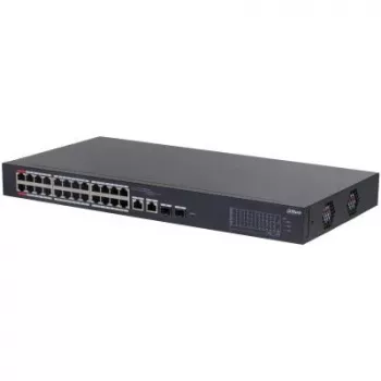Dahua Technology DH-CS4226-24ET-375 network switch Managed L2 Gigabit Ethernet (10/100/1000) Power over Ethernet (PoE) Black