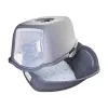Cat litter box DIAMENTIQ BAYA anthracite, plastic, 55.5 x 40 x 38.7 cm, reversible doors