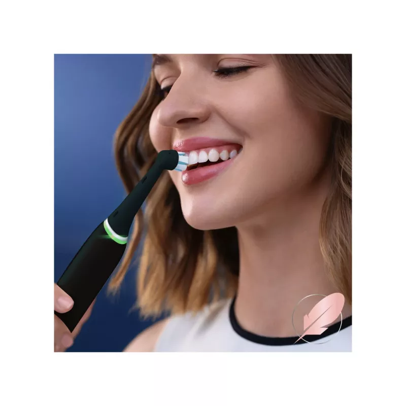 Toothbrush heads Oral-B iO Gentle Care — 4 pack, black replacement heads
