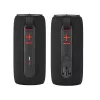 Stereo portable speaker TRACER Stripe Black — 10 W RMS, Bluetooth/Wired, USB-A & USB-C, MicroSD, built-in battery (up to 5 h)