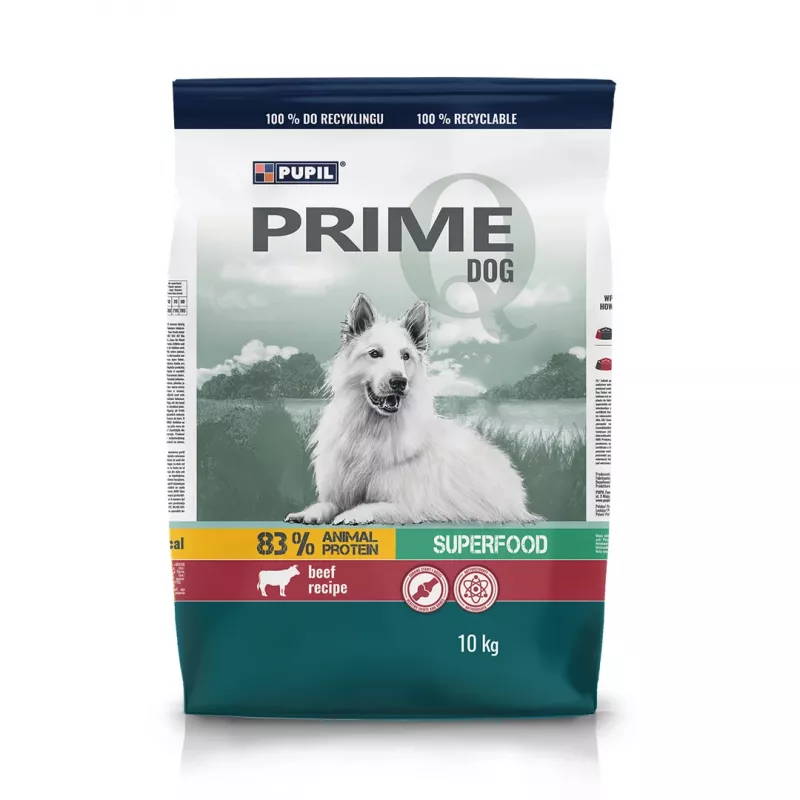 PUPIL Prime Rich in beef with vegetables - dry dog food - 10kg