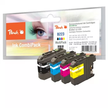 Peach 319370 ink cartridge 4 pc(s) Compatible Black, Cyan, Magenta, Yellow