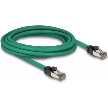 DeLOCK RJ45 Cable PROFINET SF/UTP 3 m Cat5e Green