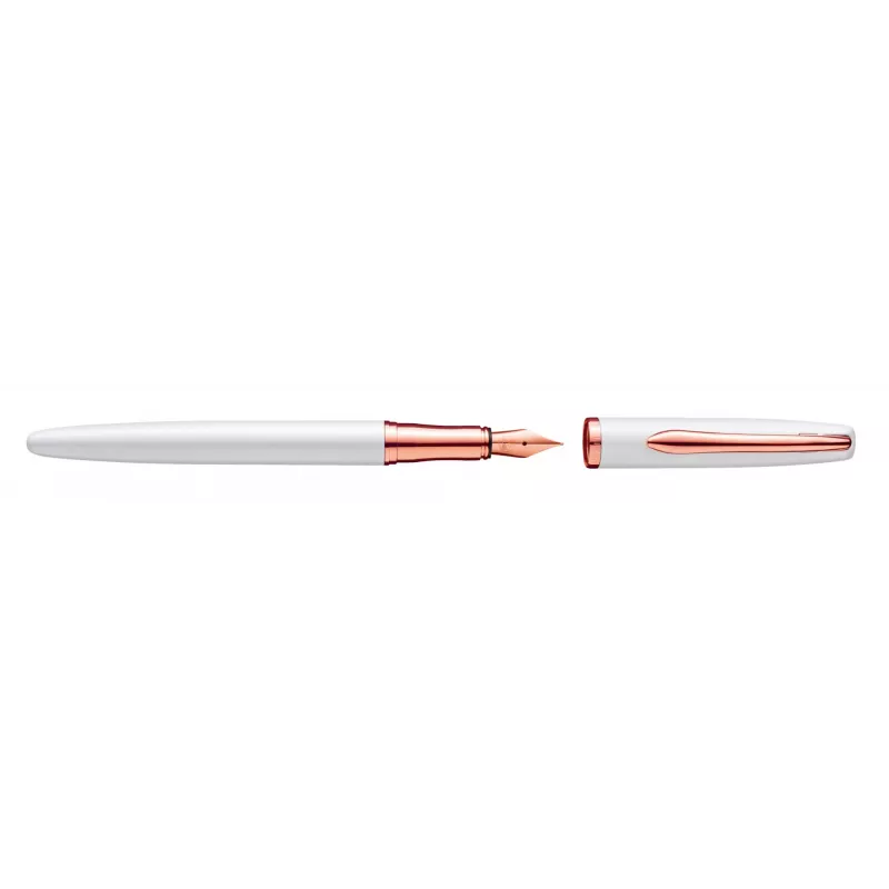 Fountain Pen Pelikan Jazz Noble Elegance P36 Gold Pearl White Cartridge Filling System