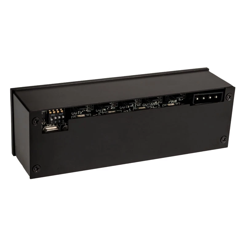 Fan Controller Lamptron CP530 — automatic fan controller with RGB, black
