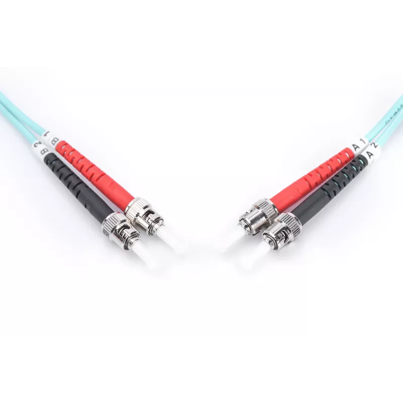 DIGITUS - Patch-Cable - ST multi-mode (M) - ST multi-mode (M) - 3 m - Fibre Optic - 50 / 125 micron - turquoise