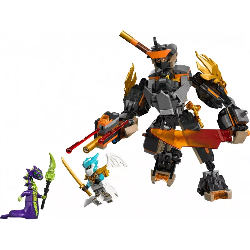 LEGO NINJAGO 71854 Cole's Mission Mech and Dragon Zane