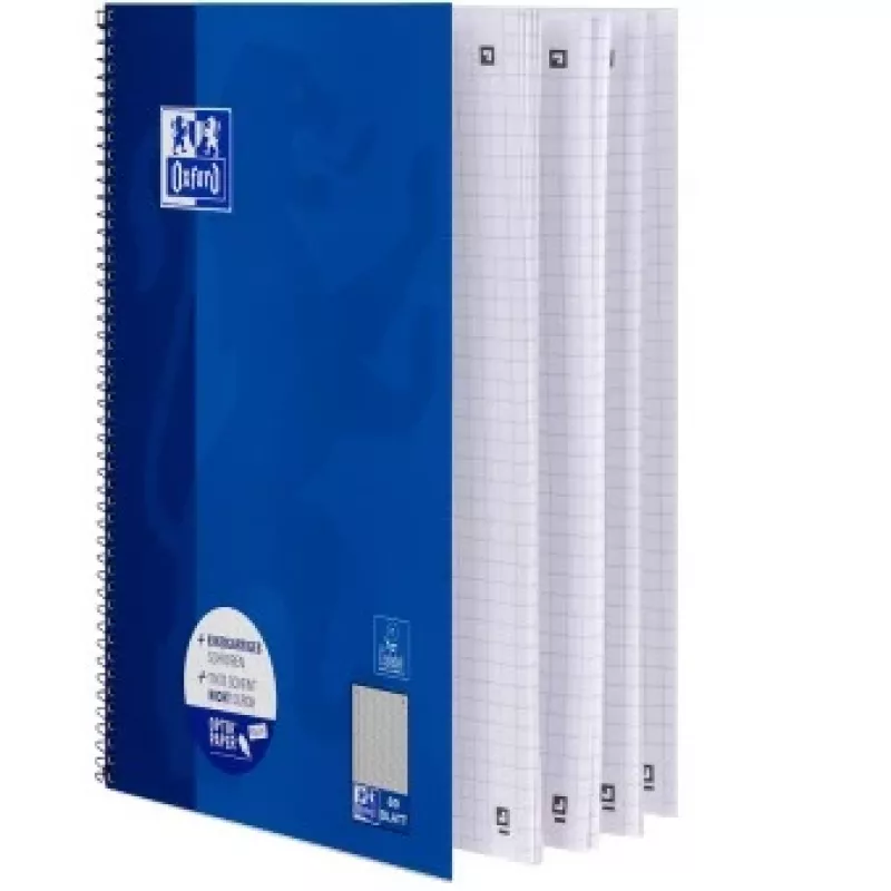 Oxford College Notebook A4+ 220 x 295 mm 80 Bl. squared with margin L
