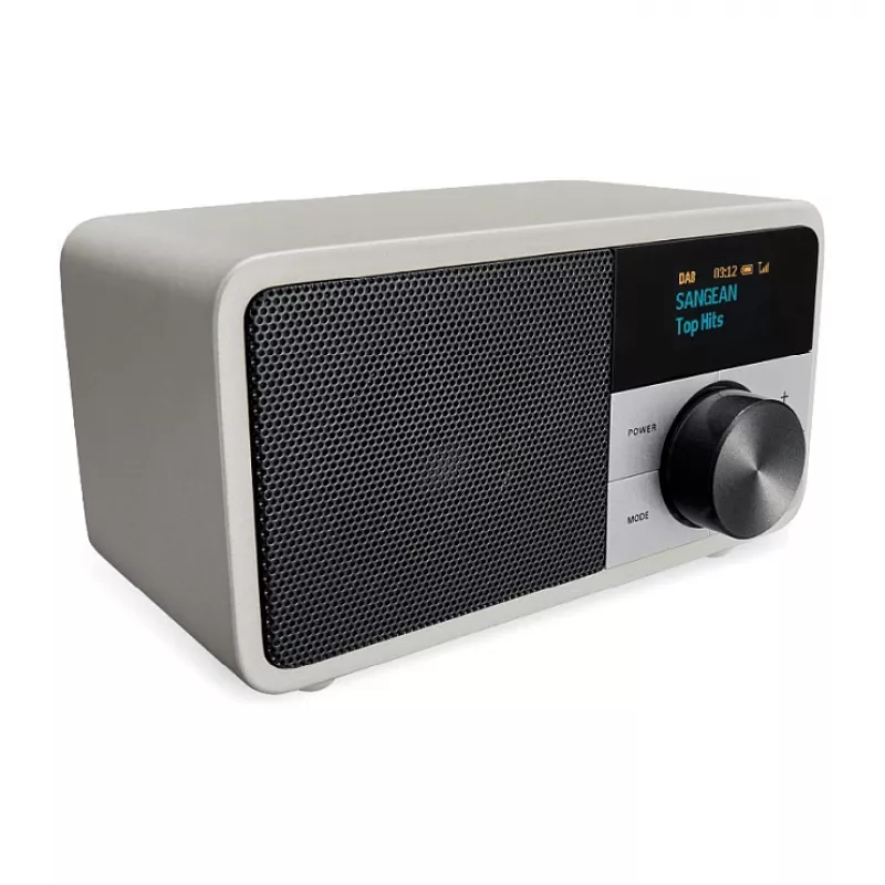 Tabletop radio Sangean DDR-7 Glacier Silver with digital tuner and Bluetooth
