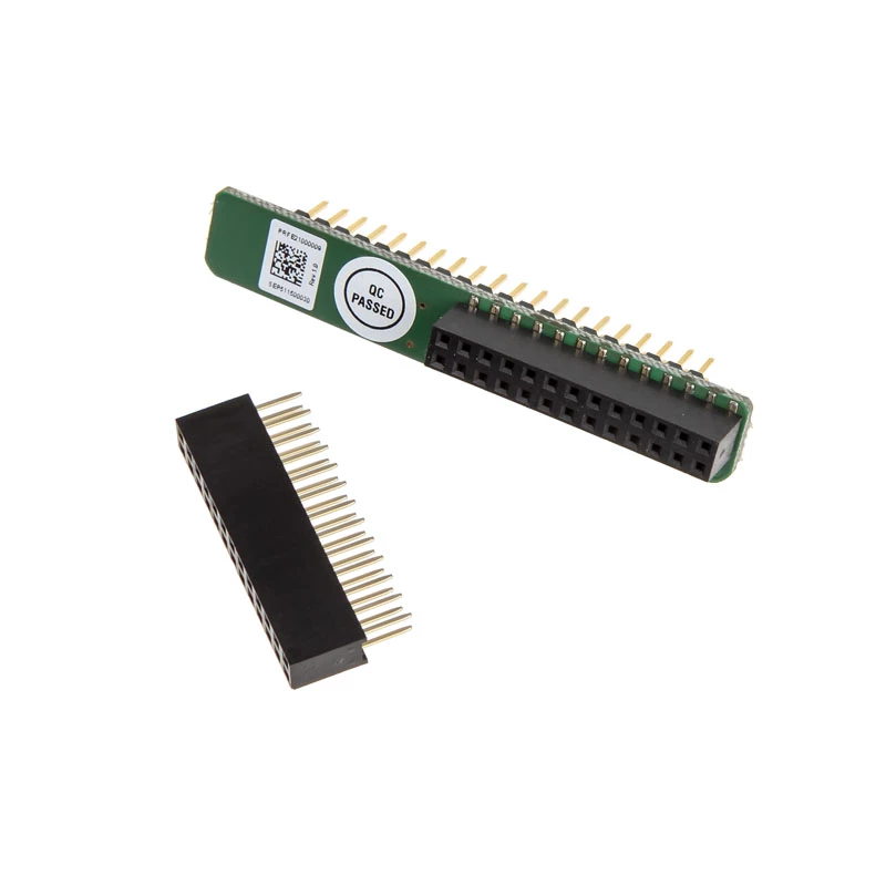 Interface adapter plate S.USV Olmatic for Raspberry Pi models A and B — green