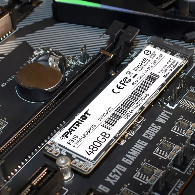 SSD disk Patriot Memory 480 GB M.2 PCI Express 3.0 NVMe P310