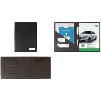 Document cover Sigel EF410 A4 Black for A4 sheets, rigid protective cover