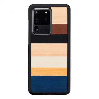 Phone case man and wood for Samsung Galaxy S20 Ultra — black