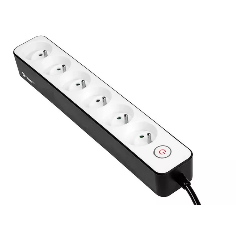 TRACER Power Strip Zebra 1.5 m 6 sockets