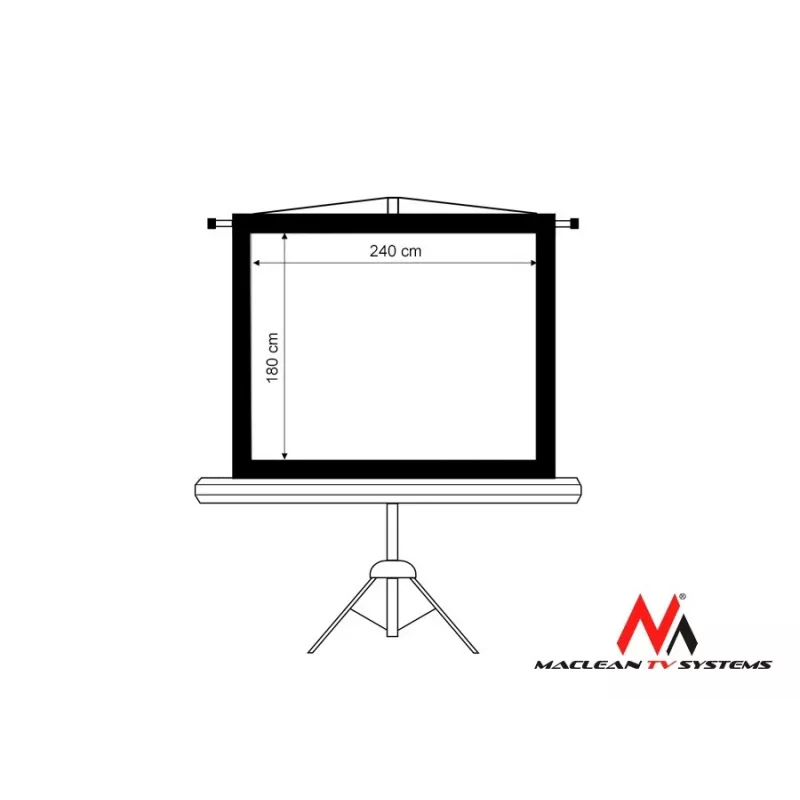 Projection Screen MC-608 on stand 120 4: 3 240x180