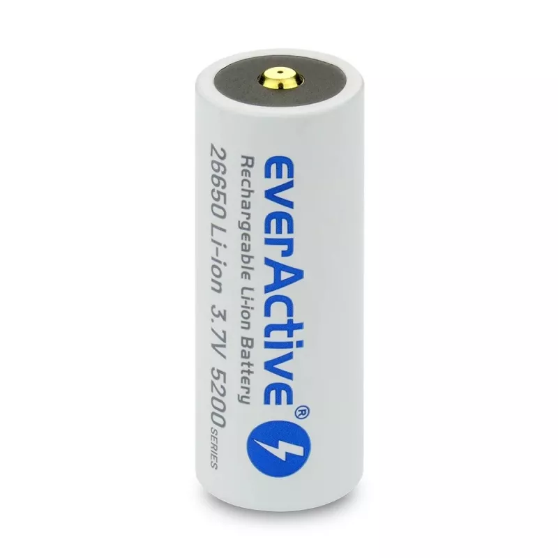 Rechargeable battery everActive EV26650-52M 3.7V 5200mAh with Micro USB charging