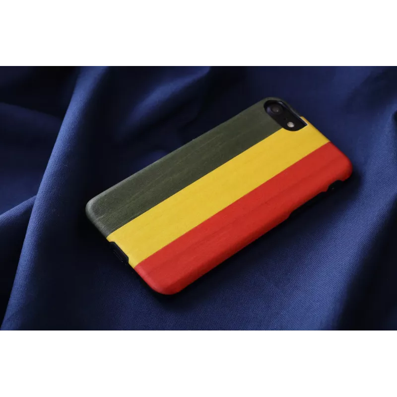 Phone case Man and Wood for iPhone 7/8 — reggae black