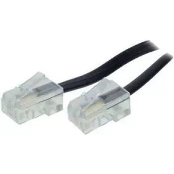 telephone cable ShiverPeaks BS70095-8/4 15 m Black