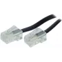 telephone cable ShiverPeaks BS70095-8/4 15 m Black