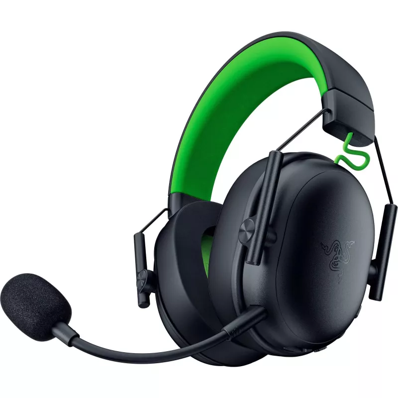 Headset Razer BlackShark V3 X HyperSpeed — Wired & Wireless (USB-A, Bluetooth), Circumaural, 20–28 kHz, 270 g, Black/Green