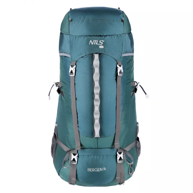 NILS Camp NC1949 Bergen 65L Hiking Backpack - Green