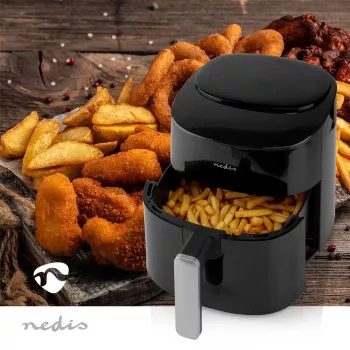 Air fryer Nedis KAAF160BK single-basket 4.2 L 1300 W Black