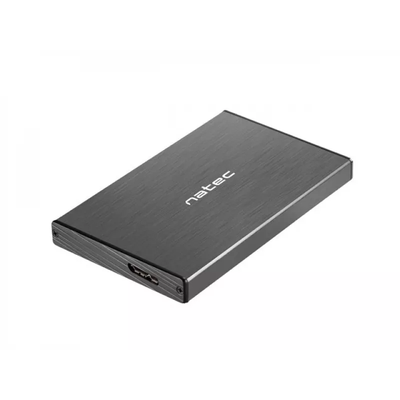 NATEC RHINO GO enclosure USB 3.0 for 2.5'' SATA HDD/SSD, black Aluminum