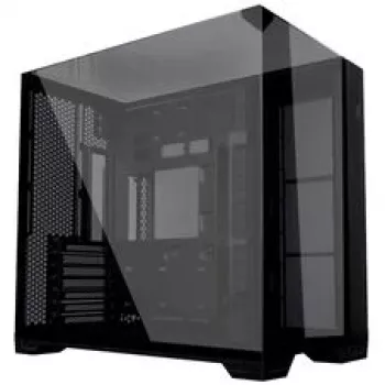 Lian Li O11 Vision Compact PC-Enclosure Bundle + 3x UNI FAN SL-INF 120 Reverse Blade Fan - black
