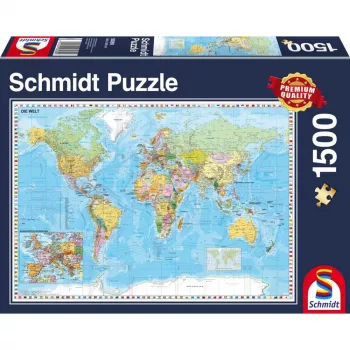 Jigsaw puzzle Schmidt Spiele 58289 1500 pcs Maps