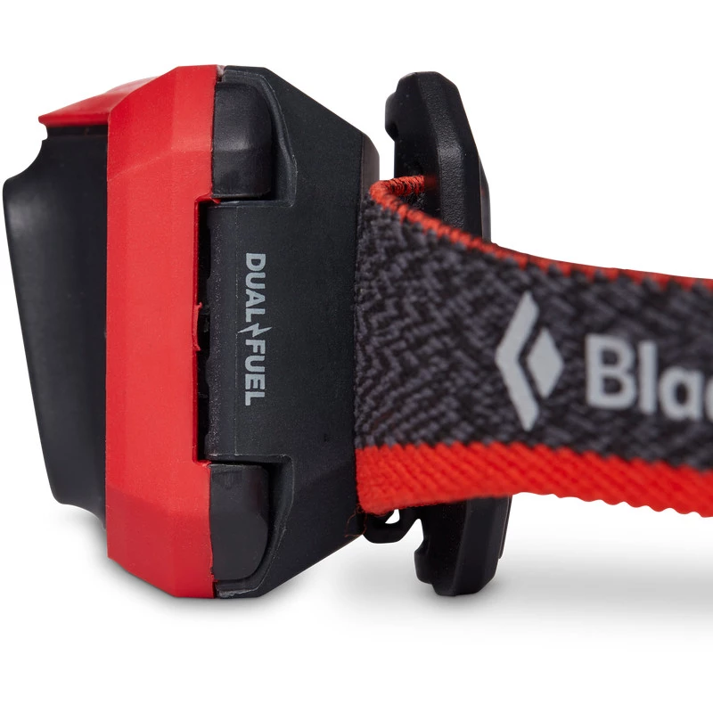 Black Diamond Storm 450 Black, Red Headband flashlight
