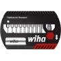 Screwdriver bit set Wiha FlipSelector Standard, 11 pcs, 25 mm polyamide bits, 1/4 inch (25.4/4 mm) hex shank