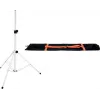 Speaker stand set Omnitronic BS-2 EU White with carry bag, adjustable height, foldable tripod
