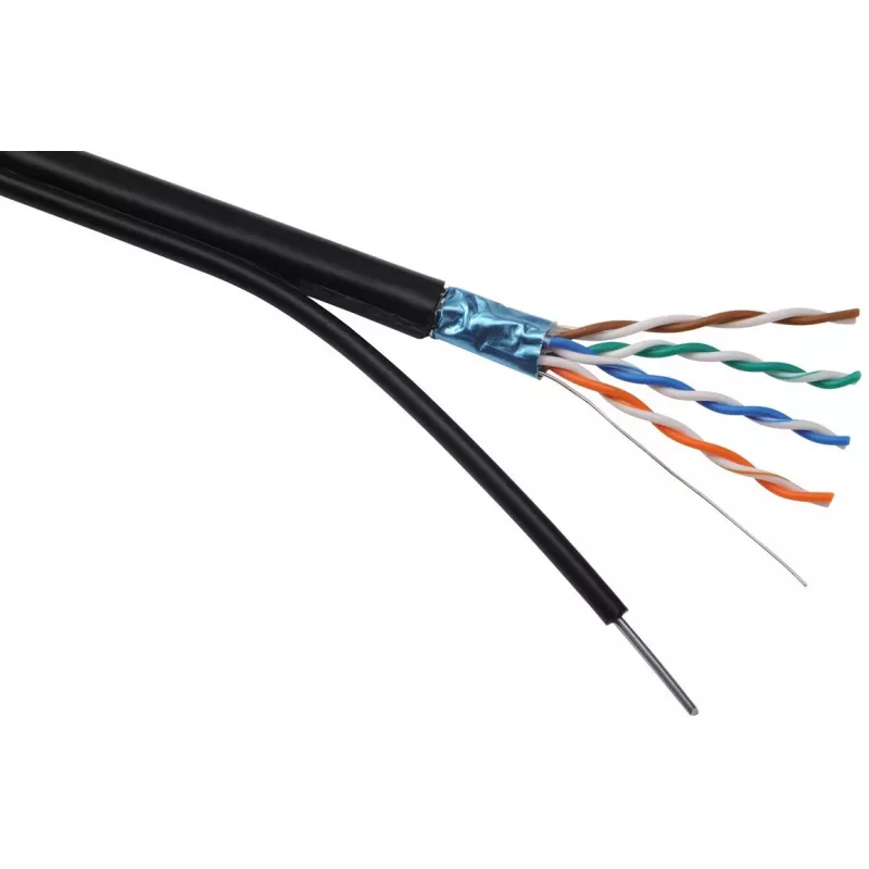 Network Cable Solarix SXKD-5E-FTP-PE-SAM RJ45 CAT5E 305m Black