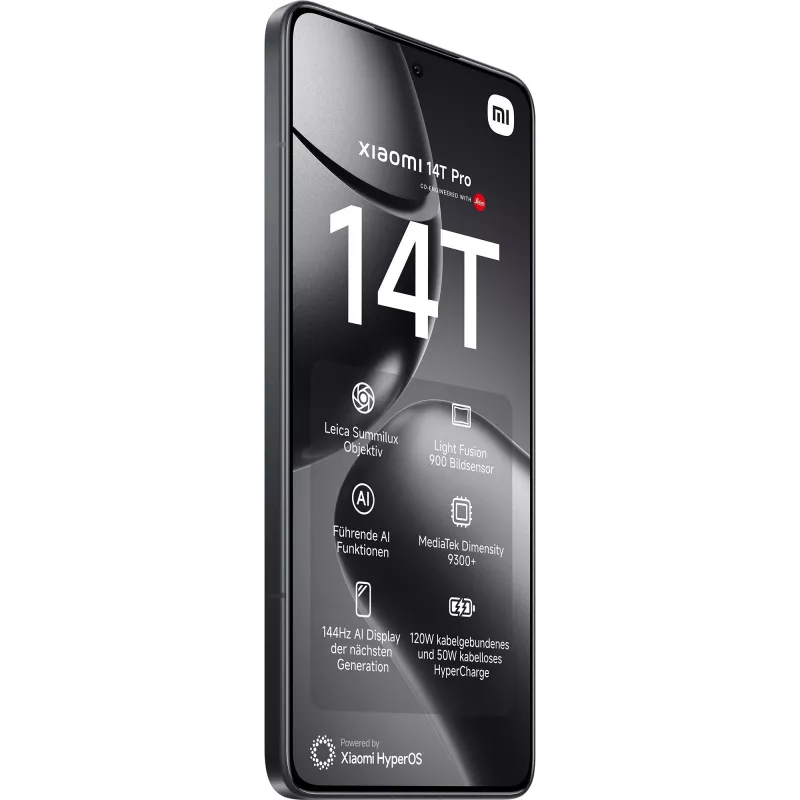 Xiaomi 14T Pro 16.9 cm (6.67) Dual SIM 5G 12 GB 512 GB 5000 mAh Black