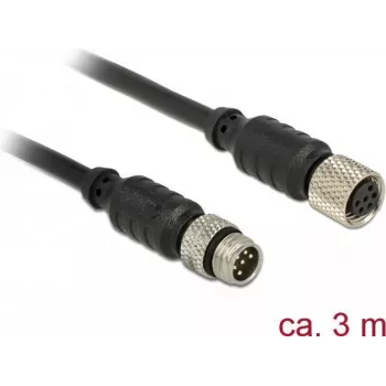 Serial cable Navilock 62973 M8 3m Black