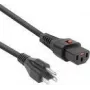 ACT Powercord USA male - C13 IEC Lock black 2 m PC1063 120V 10A