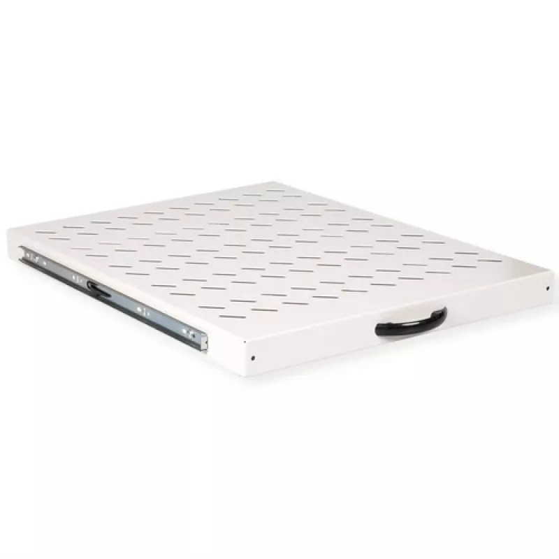 Rack shelf ROLINE 19-inch 1 U extendable 550 T 25 kg grey