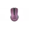 2.4GHz optical symmetrical wireless mouse, 3 buttons, Purple