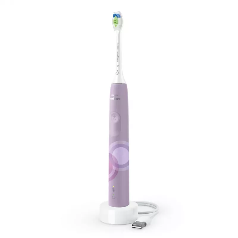 Sonic electric toothbrush Philips 4100 Series HX3689/44 — built-in Li‑Ion battery, 1 handle, 1 brush head, Daily care mode, lilac