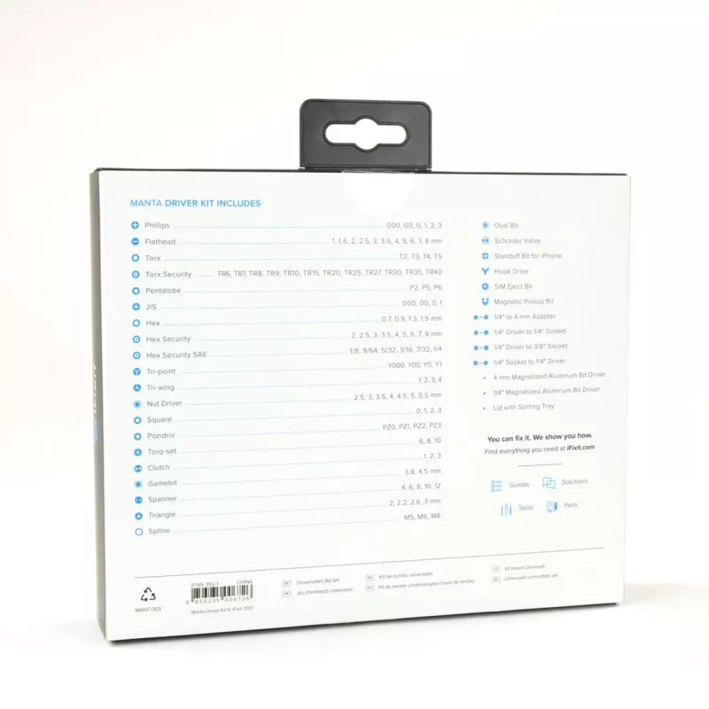 iFixit EU145392 screwdriver bit 112 pc(s)