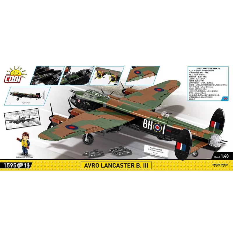 Blocks Avro Lancaster B.III 1595 blocks