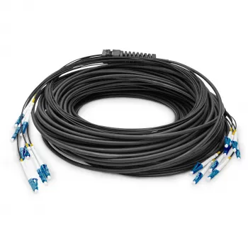 DIGITUS Vorkonfektionierte Fibre Optic Universal Breakout Cable, Singlemode OS2, 8 Fibres, LC/UPC - LC/UPC