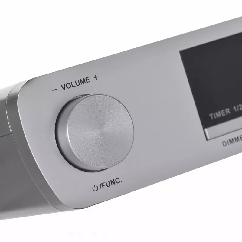 Kitchen radio BLAUPUNKT KR14BT with Bluetooth, FM, LED display, 2x0.8W, mains/battery, grey