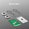 Location finder 4smarts SkyTag Lucid 2-pack — Bluetooth GPS tracker, white