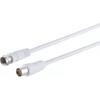 Coaxial Cable S/CONN 80064-32 3.75 m F-type IEC White