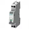 Siemens RCBO, 10A Current Rating, 1P+N Poles, 30mA Trip Sensitivity, Type A, SENTRON Range