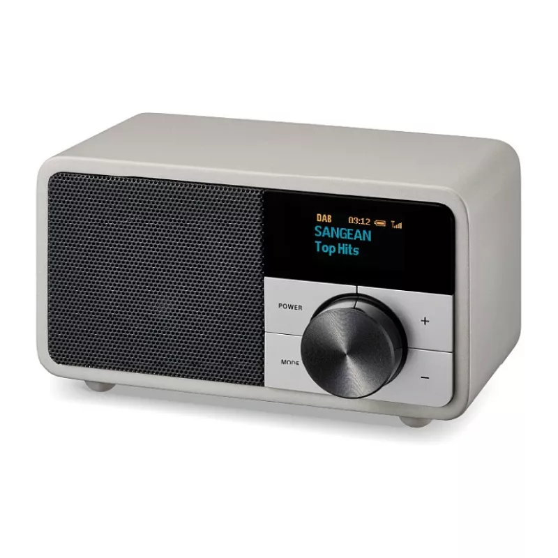 Tabletop radio Sangean DDR-7 Glacier Silver with digital tuner and Bluetooth