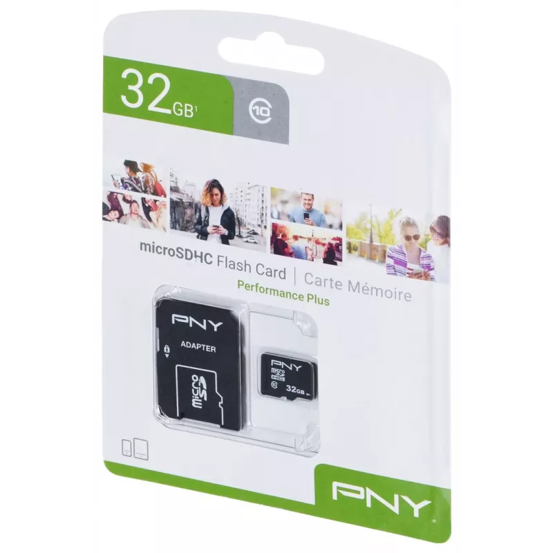 MicroSDHC PNY Performance Plus 32 GB Class 10 P-SDU32G10PPL-GE